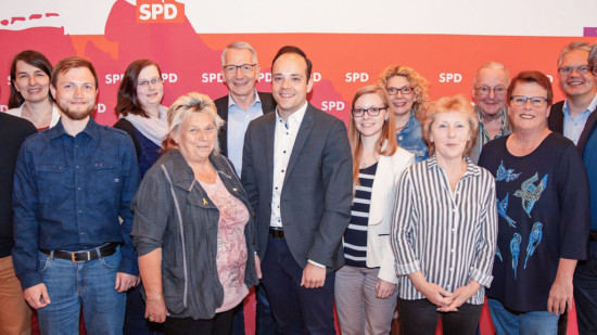 Der Vorstand der SPD im Landkreis Celle
